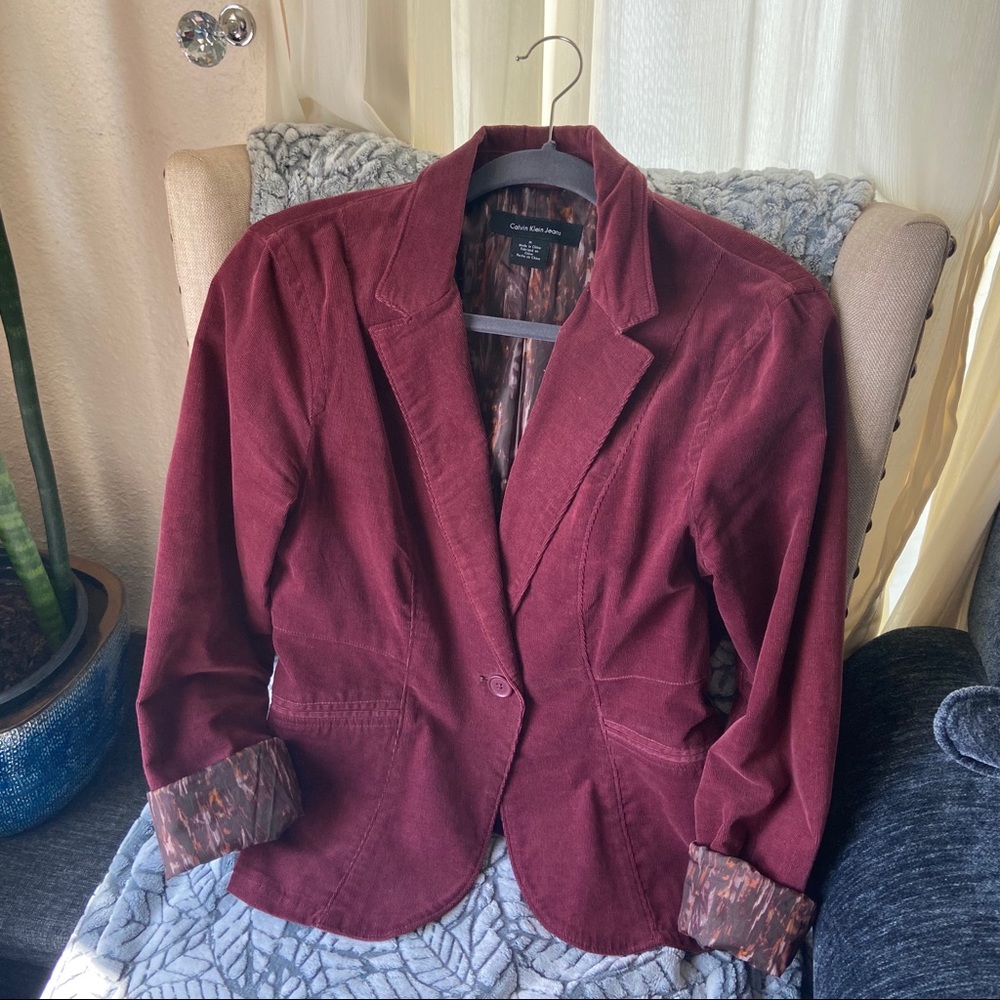 Calvin Klein Jeans Power Stretch Corduroy Blazer